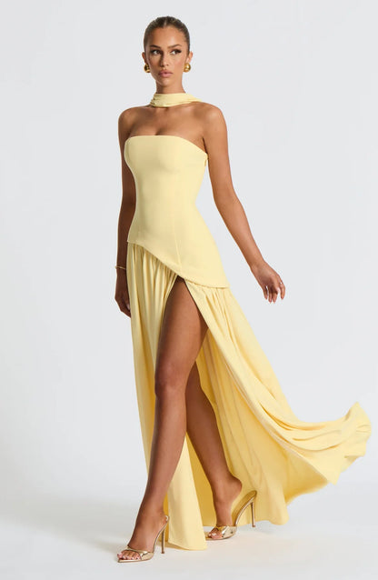 Aura Maxi Dress - Limone