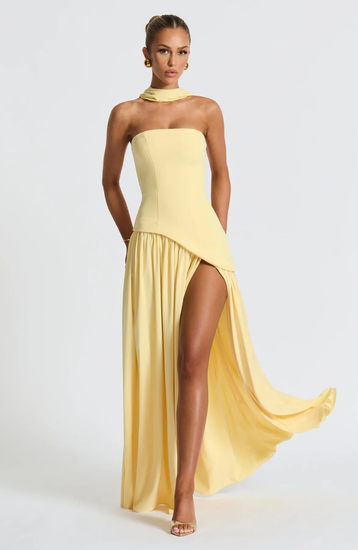 Aura Maxi Dress - Limone