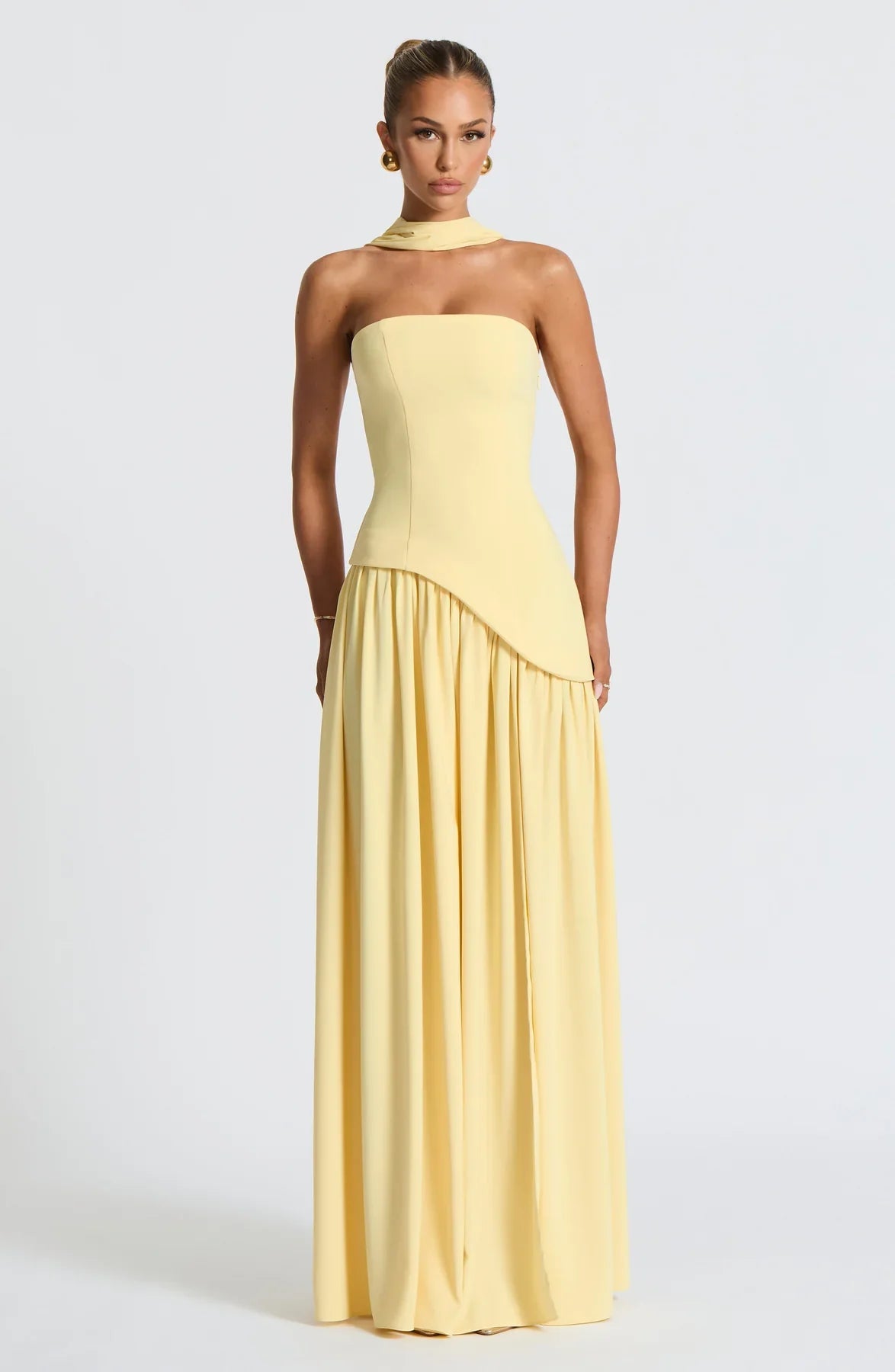 Aura Maxi Dress - Limone