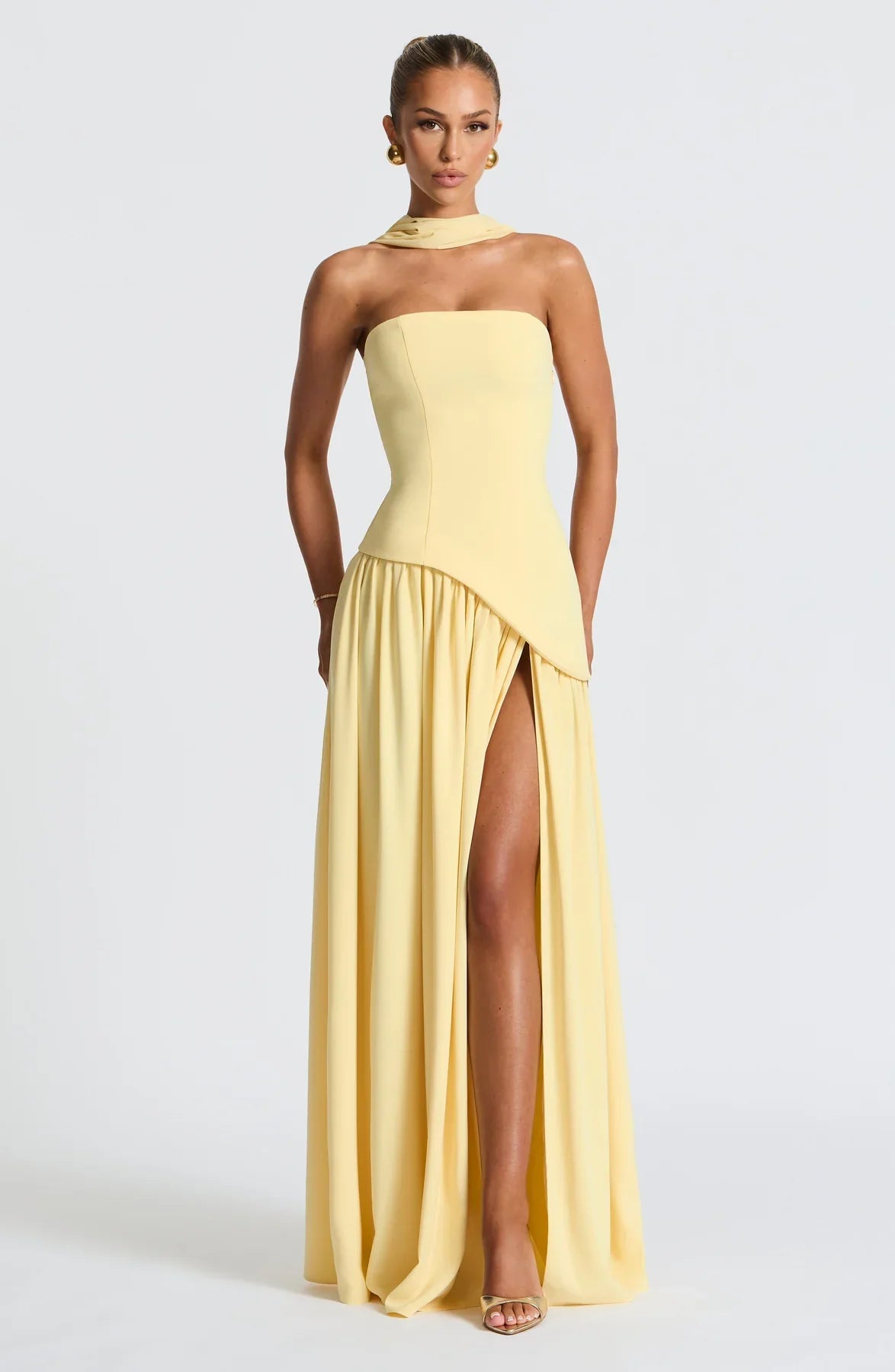 Aura Maxi Dress - Limone