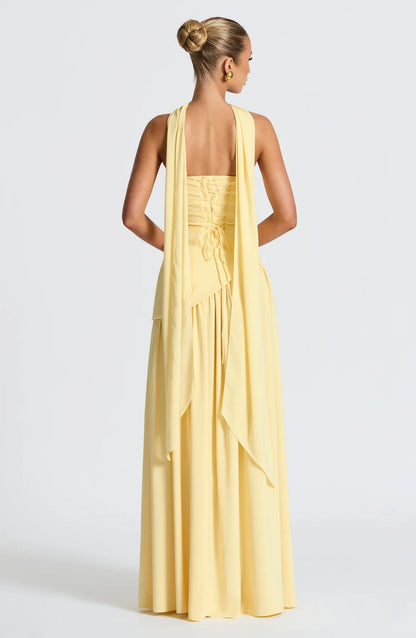 Aura Maxi Dress - Limone