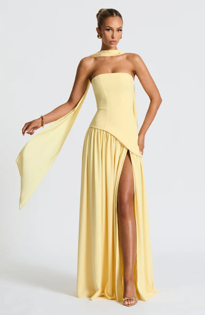 Aura Maxi Dress - Limone