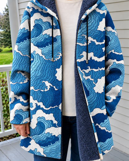 Massimo | Cappotto Artistico Bohemien, indossato