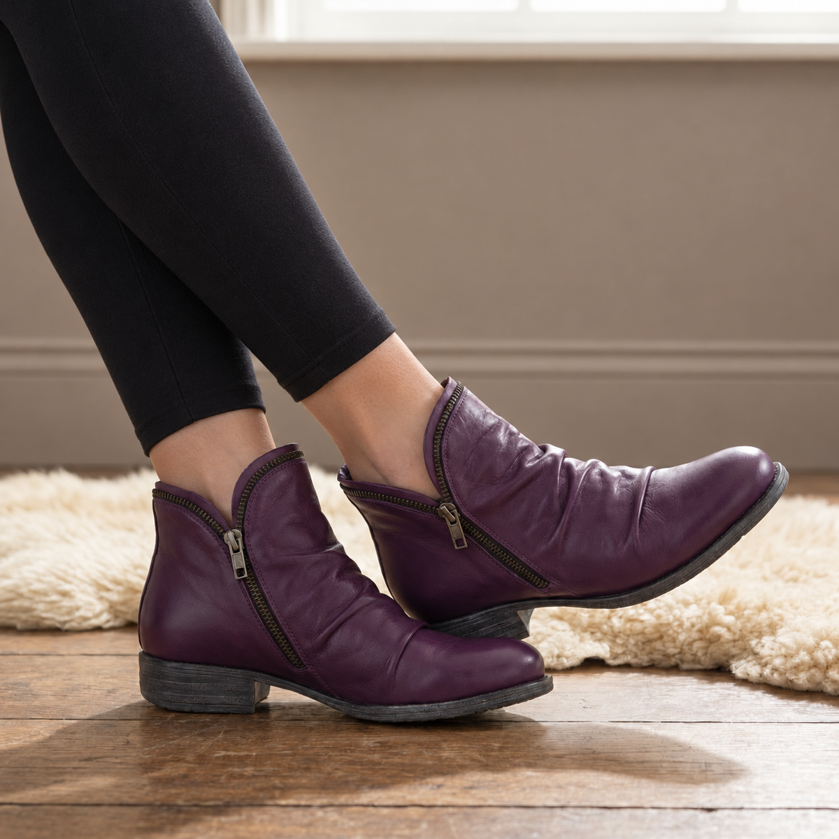 Melinda | Stivaletti Comodi - Viola