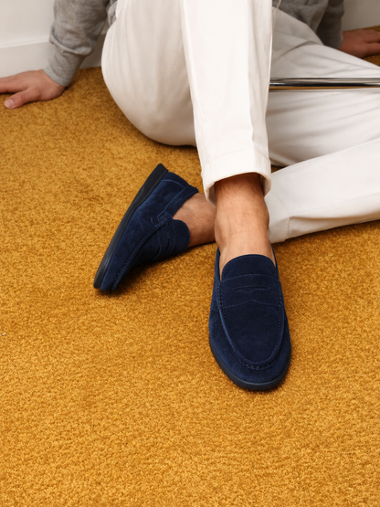 Mocassino Driver Riviera Blu navy - vista 5