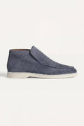Mocassino Monaco in Camoscio – Blu