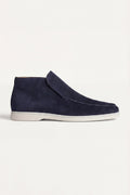 Mocassino Monaco in Camoscio – Blu Navy