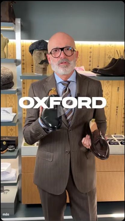 Mocassino Monaco in camoscio - stile Oxford