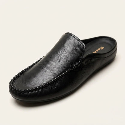 Mocassino Mule Cetara nero in pelle