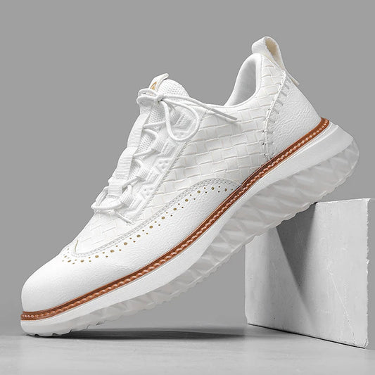 Sneakers Oxford Ridge in pelle bianche