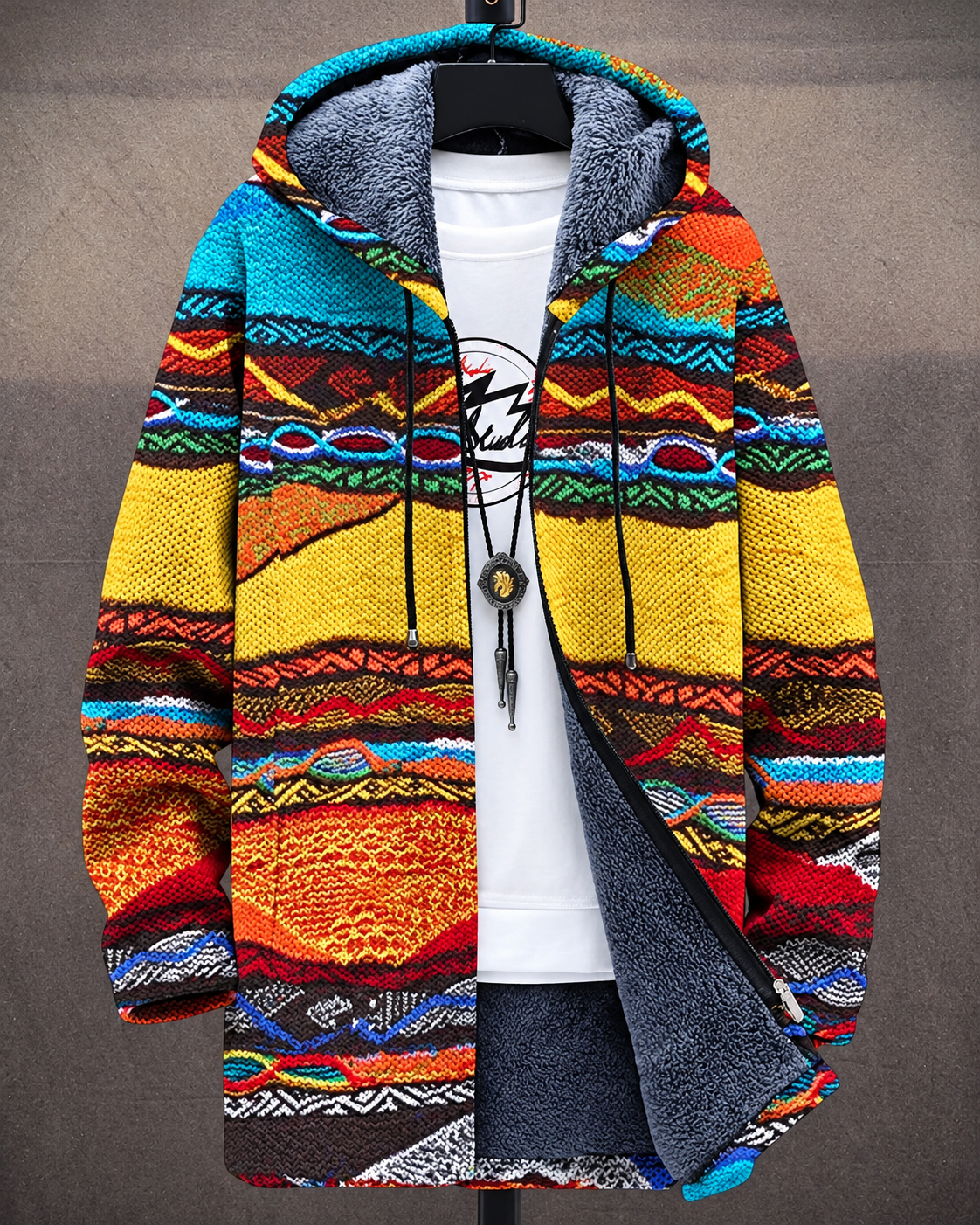 Salvatore | Cappotto Boho, vista frontale