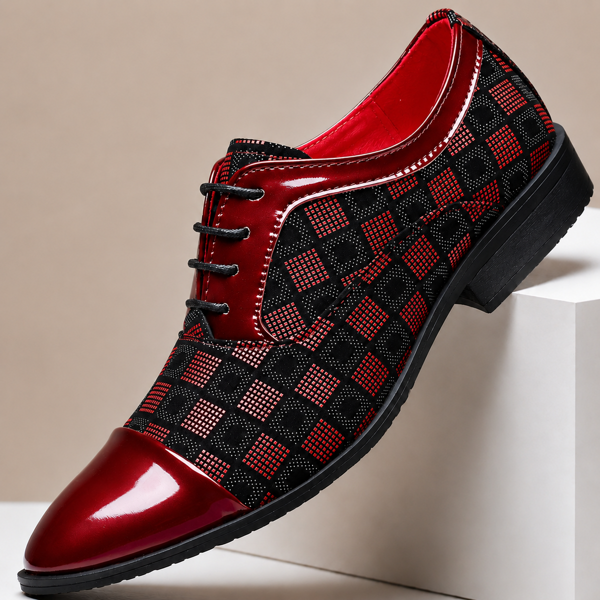 Scarpe Valente rosse in vera pelle – vista principale