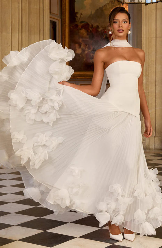 Seraphina | Abito Lungo – Bianco