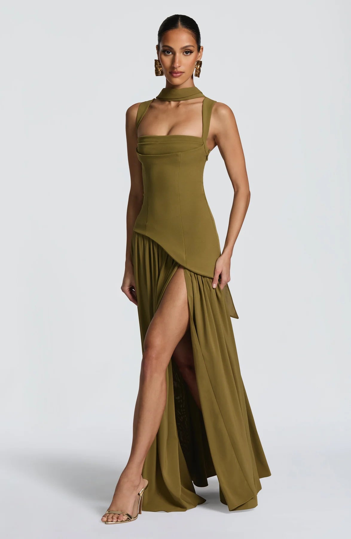 Tullulah Maxi Abito - Verde Oliva