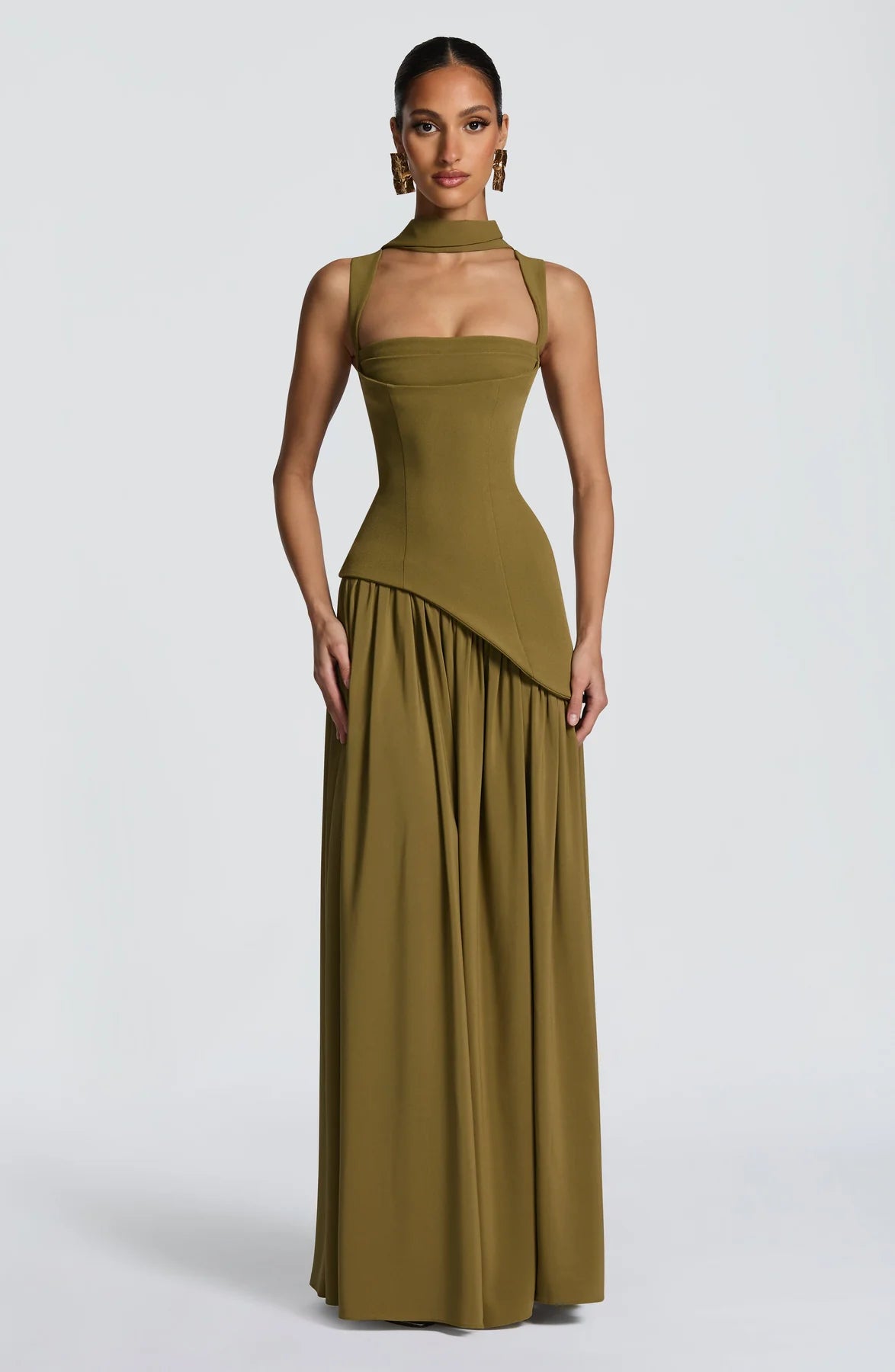 Tullulah Maxi Abito - Verde Oliva