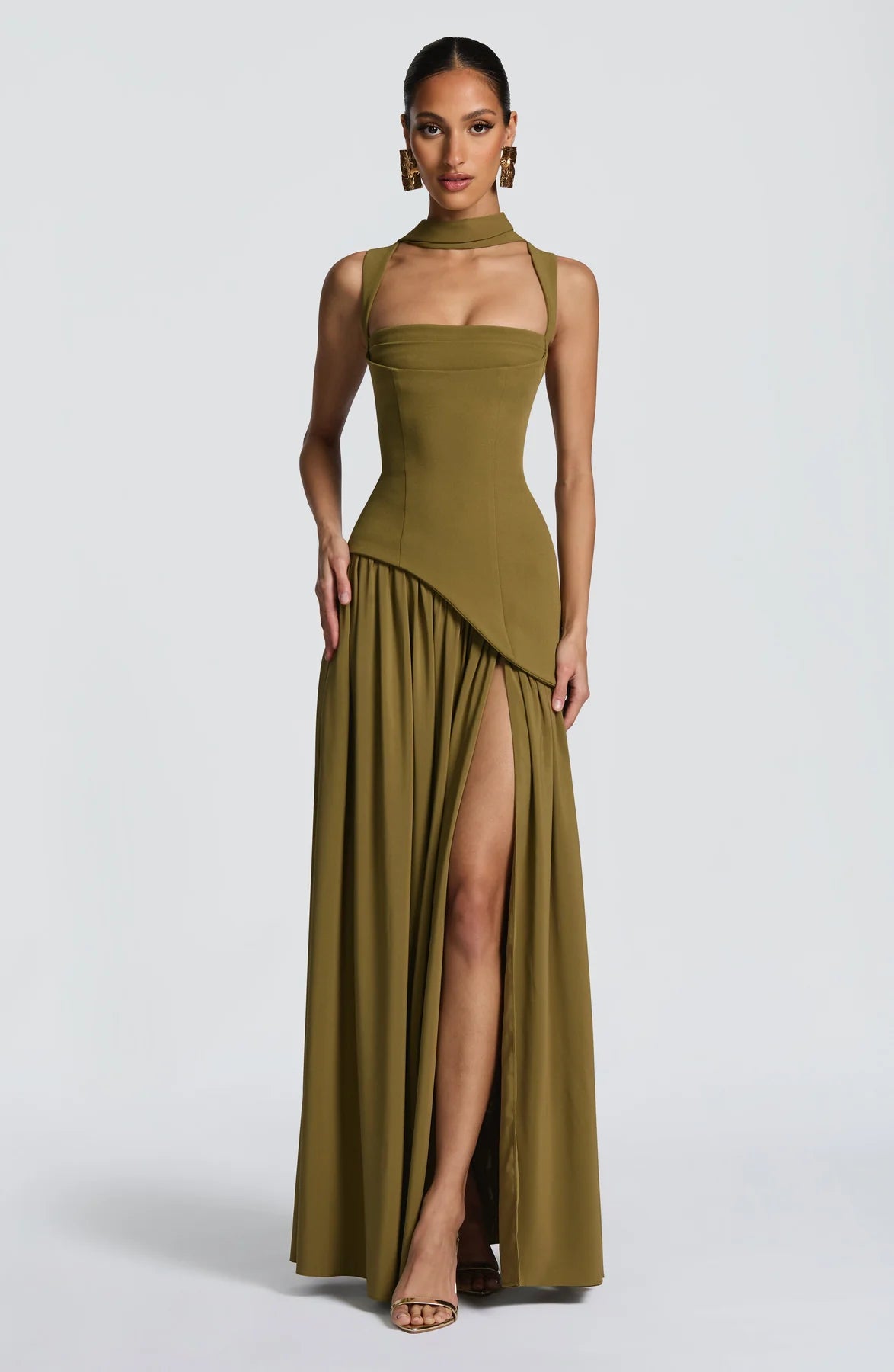 Tullulah Maxi Abito - Verde Oliva