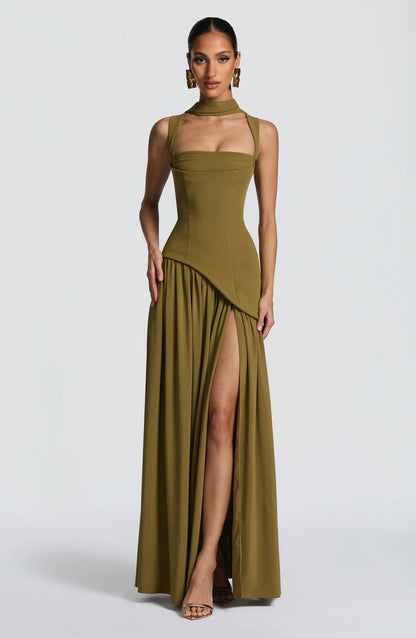 Tullulah Maxi Abito - Verde Oliva