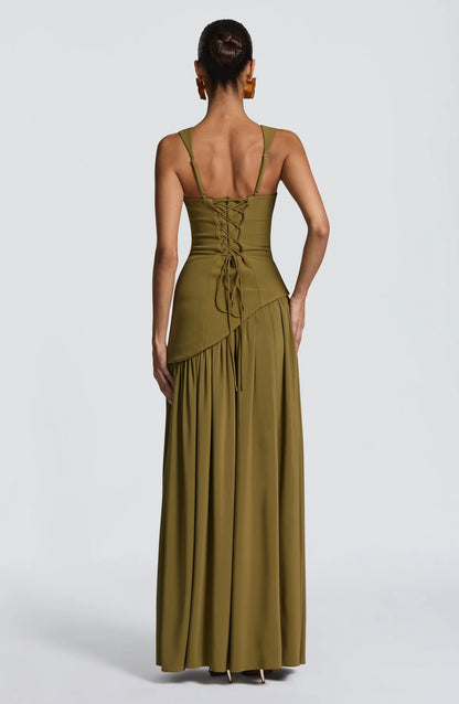 Tullulah Maxi Abito - Verde Oliva