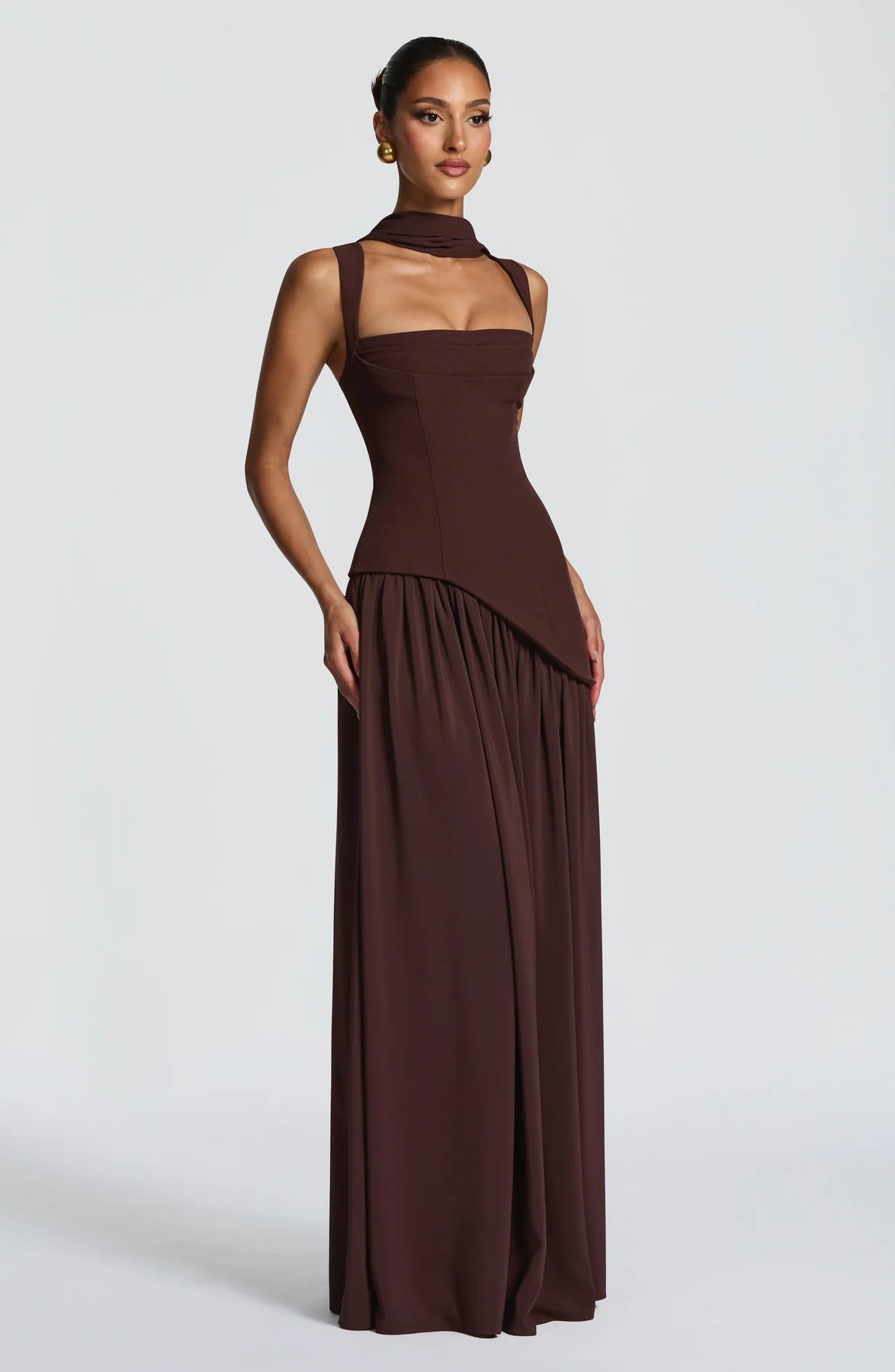 Tullulah Maxi Abito - Marrone