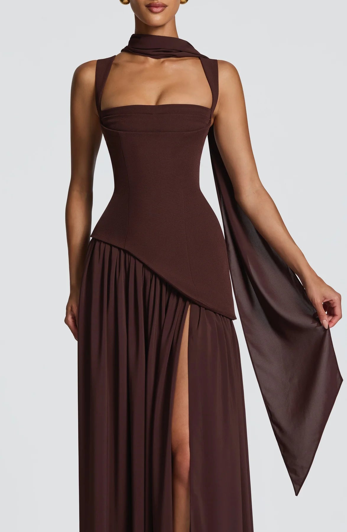 Tullulah Maxi Abito - Marrone
