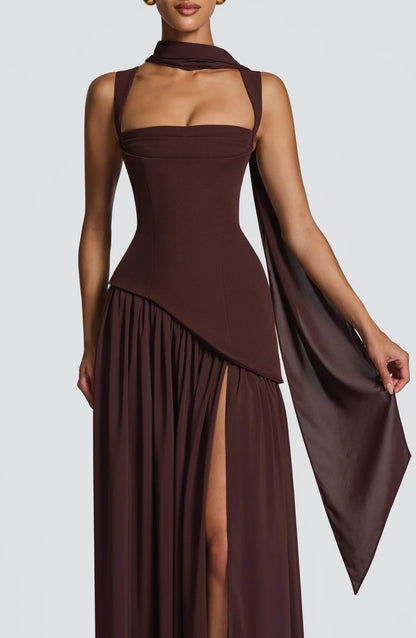 Tullulah Maxi Abito - Marrone