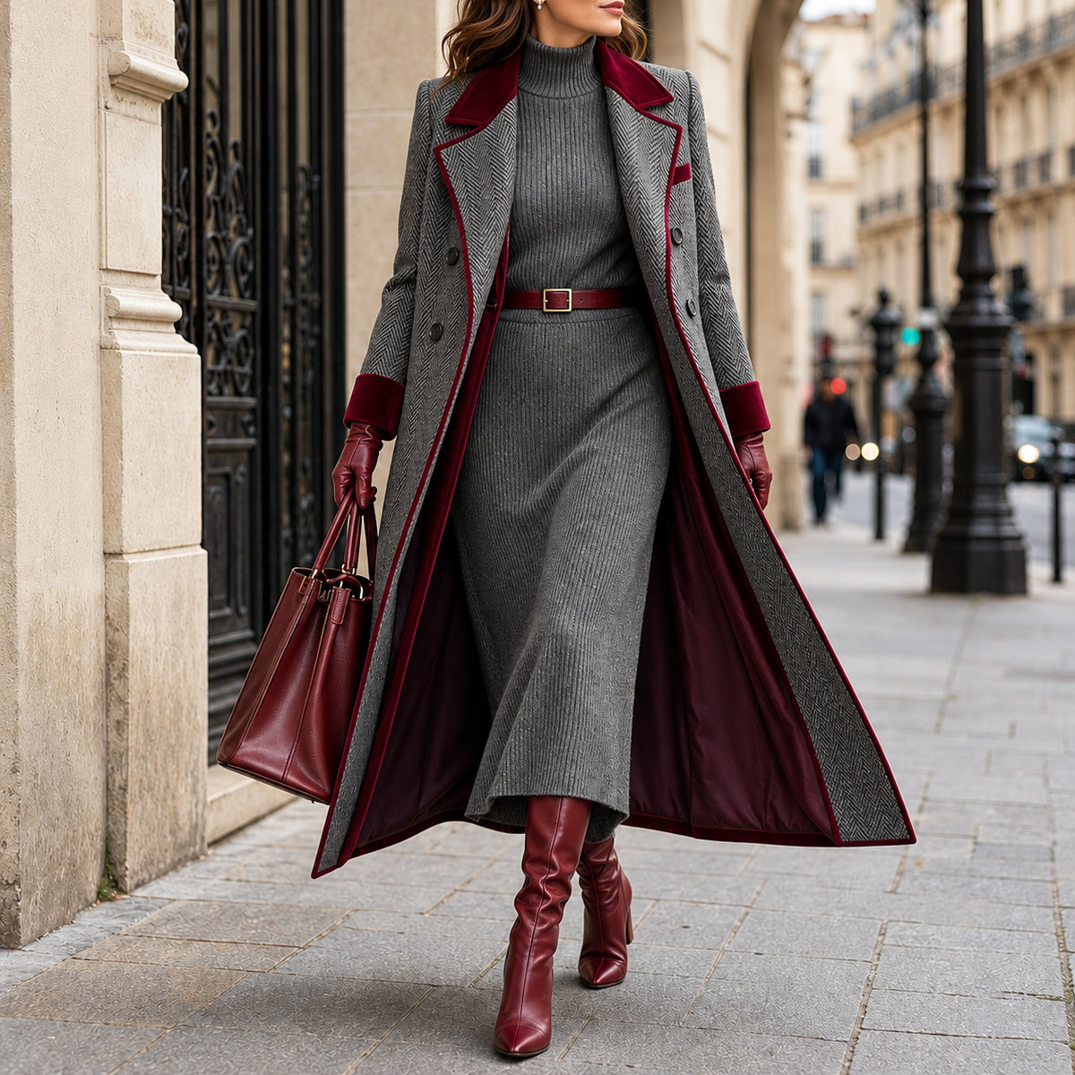 Cappotto Veloura | Completo in movimento